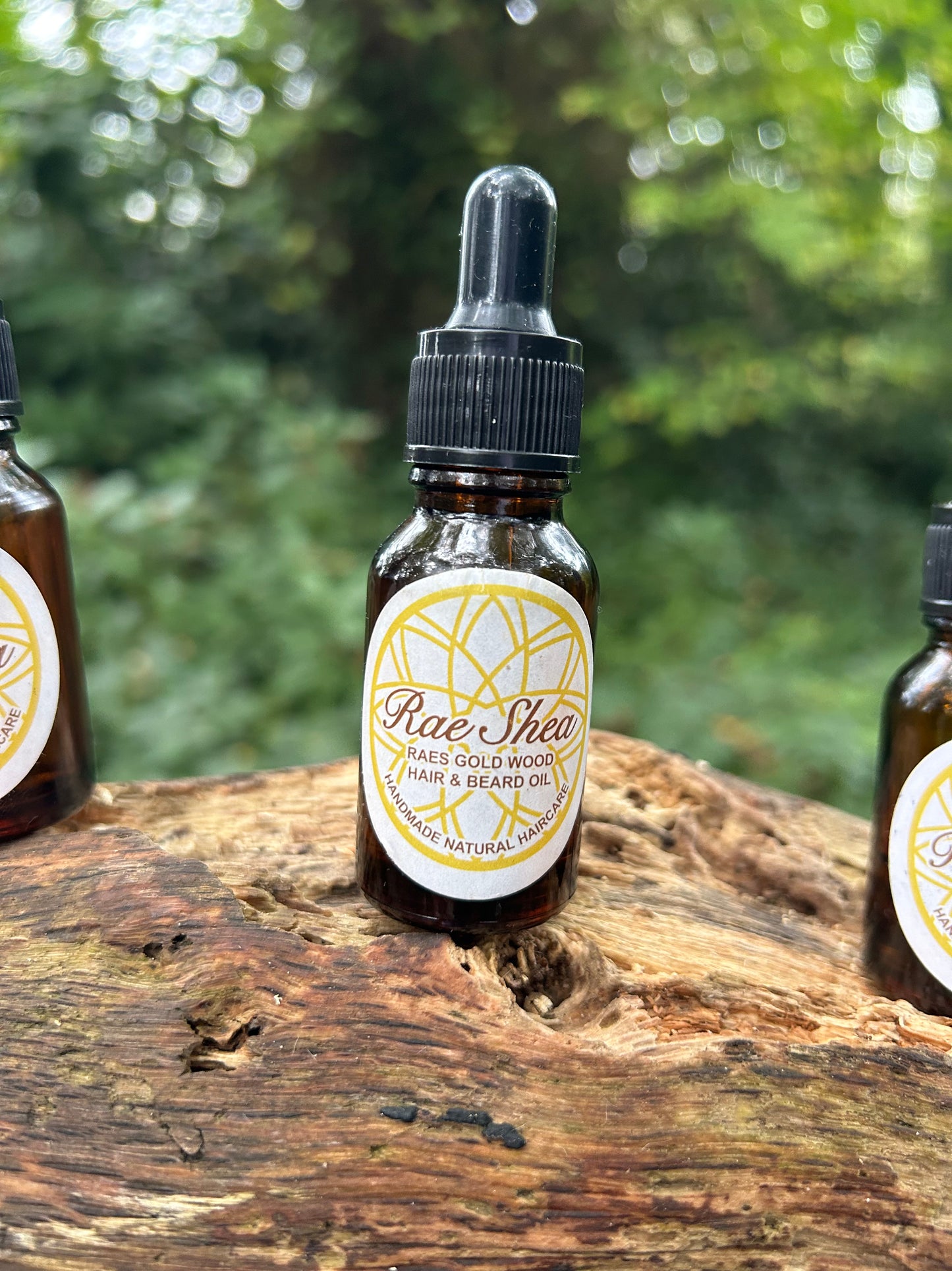 Rae Shea Raes Gold Wood Hair Beard & Skin Oil